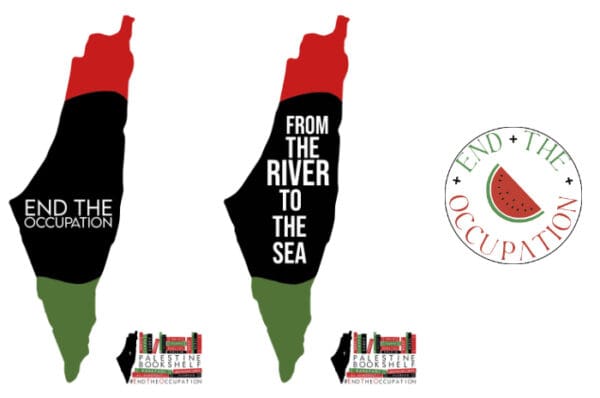 3-pack Palestine Bookshelf Stickers - Image 2