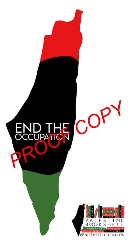 End the Occupation Sticker (Rectangular)