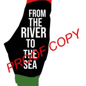From the River to the Sea Sticker (Rectangular) - 10 pack