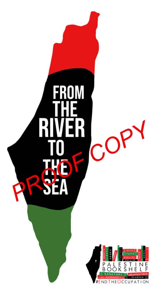 From the River to the Sea Sticker (Rectangular)
