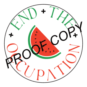 End the Occupation Sticker (Circular) - 10 pack
