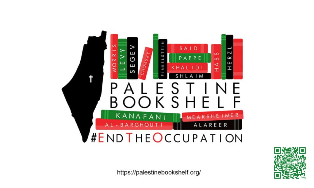 Palestine Bookshelf Post Cards - 10 pack